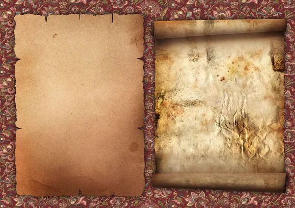 오래 된 구겨진된 종이 — 스톡 사진