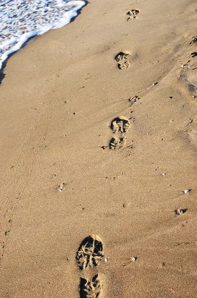 Stopa na pláži — Stock fotografie