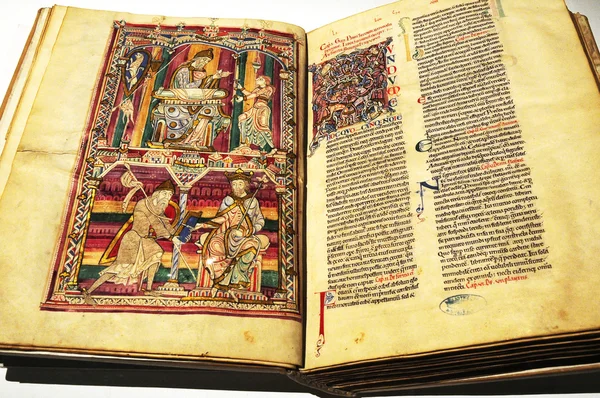 Bíblia antiga — Fotografia de Stock