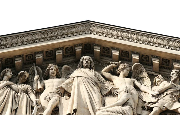 Klassisk bygning med statuer – stockfoto