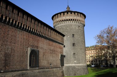 Castle of Milan clipart