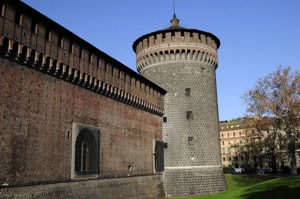 Slott i Milano – stockfoto