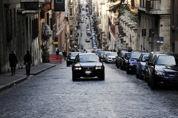 Rua velha de Roma cidade — Fotografia de Stock