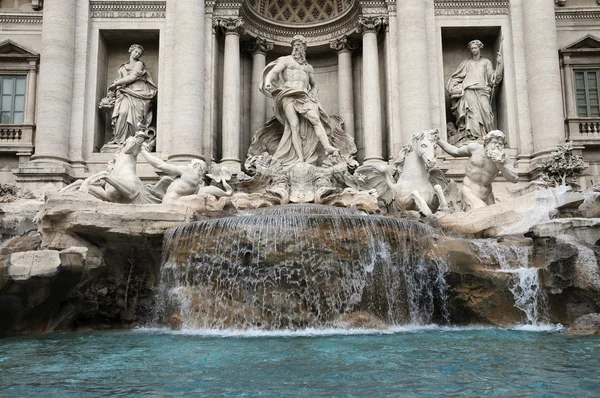 特雷维喷泉的罗马 — 图库照片