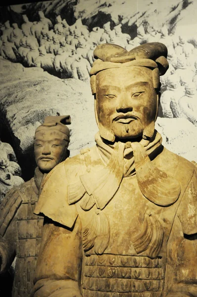Guerreros de terracota de la antigua China — Foto de Stock