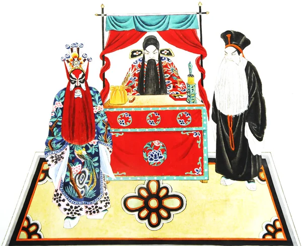 Konstverk av Peking opera — Stockfoto