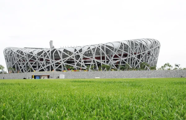 Ptačí hnízdo stadion v Pekingu olympijské — Stock fotografie