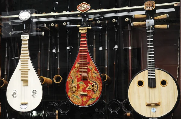 Loja de instrumentos musicais — Fotografia de Stock