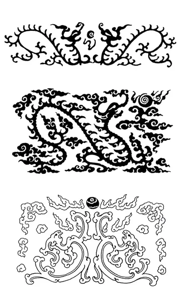 Dragon pattern of Chinese — Stock Photo, Image