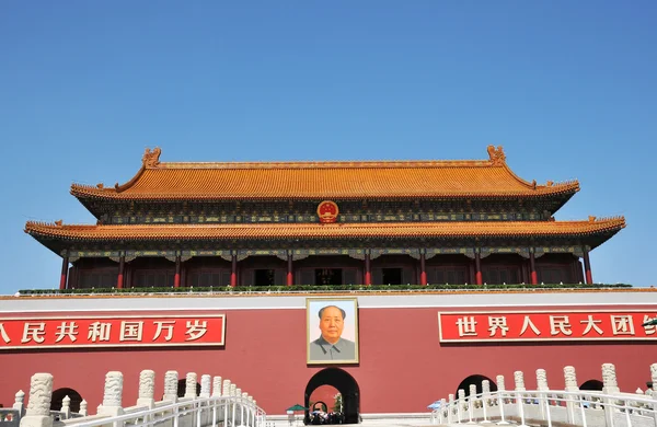 Wahrzeichen des Tiananmen-Platzes in Peking — Stockfoto