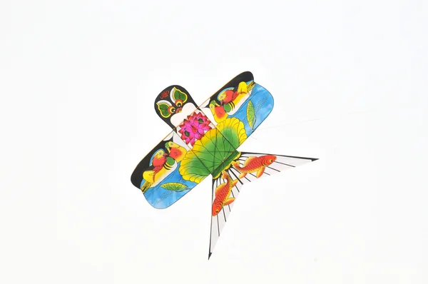 Wzór latawca z ptak rysunek — Zdjęcie stockowe