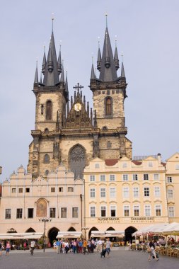 Prag old town square clipart