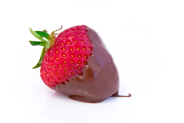 stock image Strawberry in chocolate