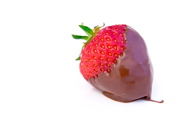 stock image Strawberry in chocolate