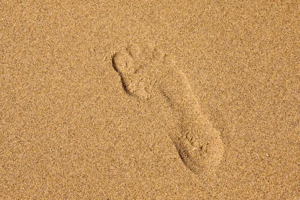 Pé na areia — Fotografia de Stock