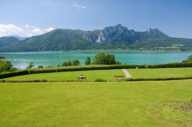 Mondsee lake clipart