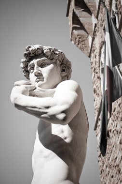 Statue of David clipart
