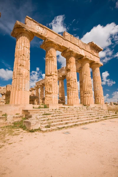 Selinunte görög templom — Stock Fotó