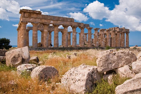Selinunte görög templom — Stock Fotó