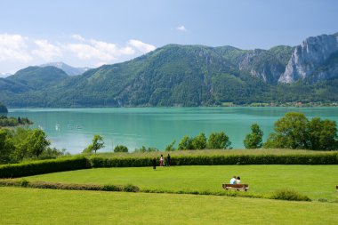 Mondsee lake clipart