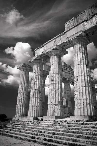 Греческий храм в Селинунте — стоковое фото