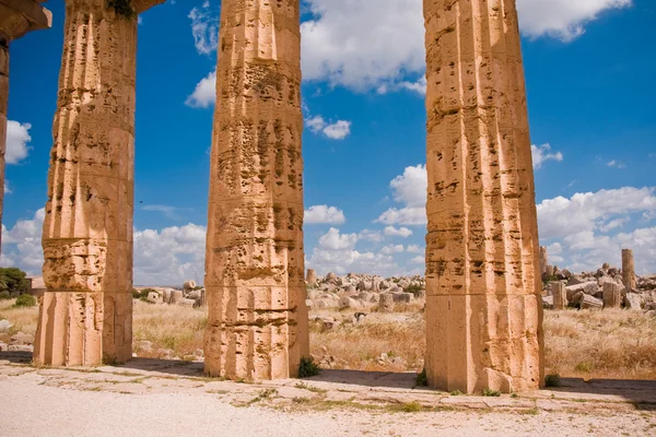 Greckiej świątyni w selinunte — Zdjęcie stockowe