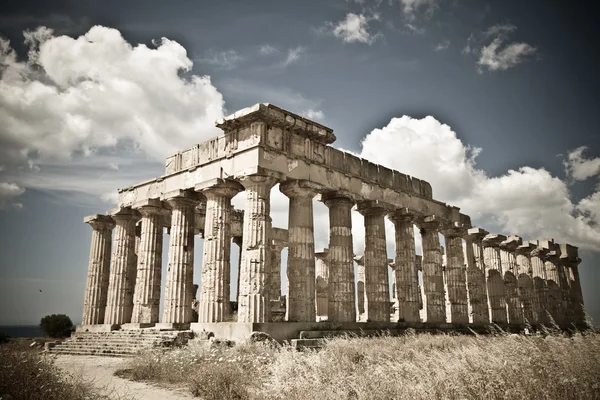 Greek temple in Selinunte — Stock Photo, Image