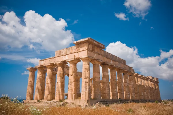 Templo grego em Selinunte — Fotografia de Stock