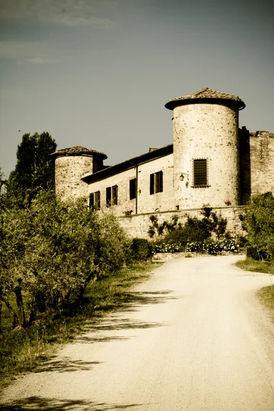 Историческая архитектура Тосканы — стоковое фото