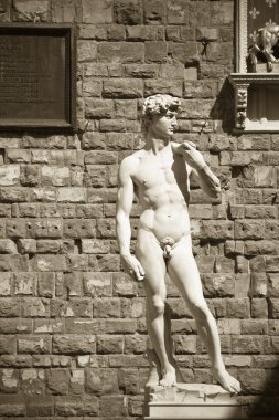 Statue of David clipart