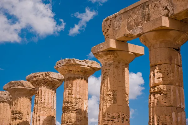 Греческий храм в Селинунте — стоковое фото
