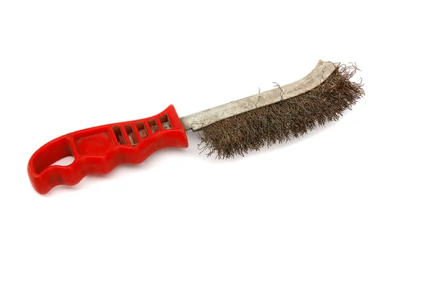 Cepillo para limpiar superficies metálicas — Foto de Stock
