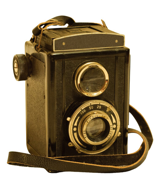 Retro TLR (Twin-lens reflex) camera

