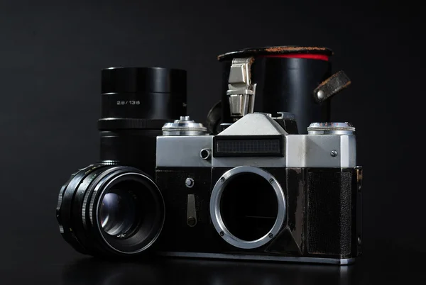Stare ustawienia kamery — Zdjęcie stockowe