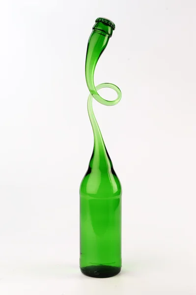 Abstract beer bottle — Stock Photo, Image