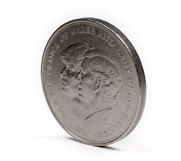 Детали монеты — стоковое фото