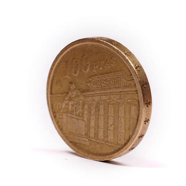 Detalhes da moeda — Fotografia de Stock