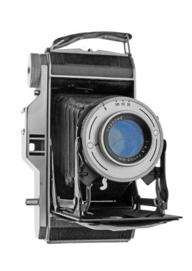 Old 6x9 camera, retro, vintage clipart