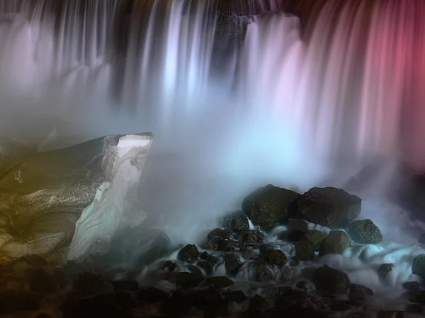 stock image Night Niagara