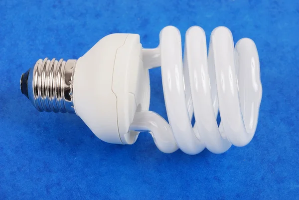 A compact fluorescent light bulb Royalty Free Stock Images