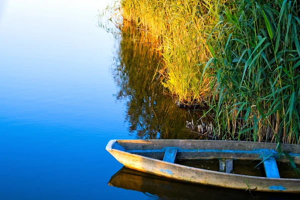 stock image Lone boat