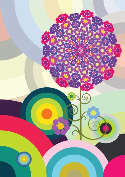 Cercles multicolores — Image vectorielle