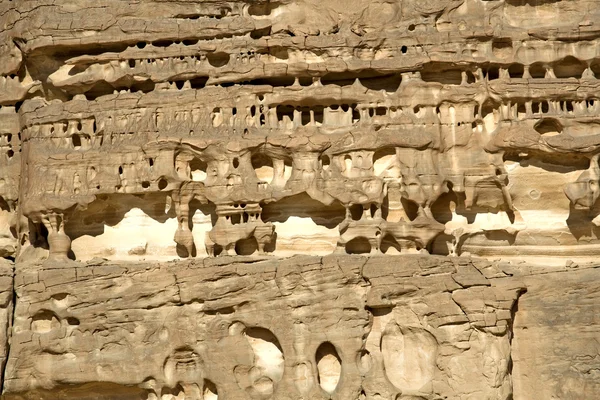 Weathered rock formations, Sinai Peninsu — Stock Photo, Image