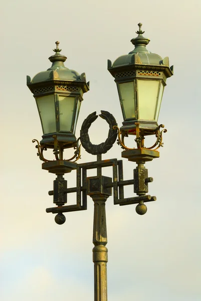 Old fashioned street lamp — Stock Photo, Image