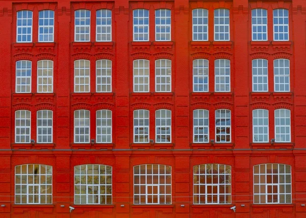 Κόκκινο κτίριο — Φωτογραφία Αρχείου