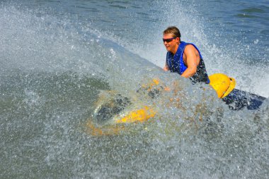 güçlü jet ski içinde hareket