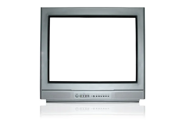 Televisione in bianco Immagini Stock Royalty Free