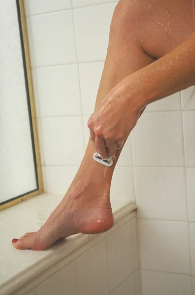 Golenie nóg — Zdjęcie stockowe