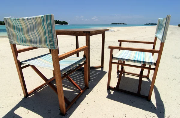 Cadeiras de praia 1 Imagem De Stock