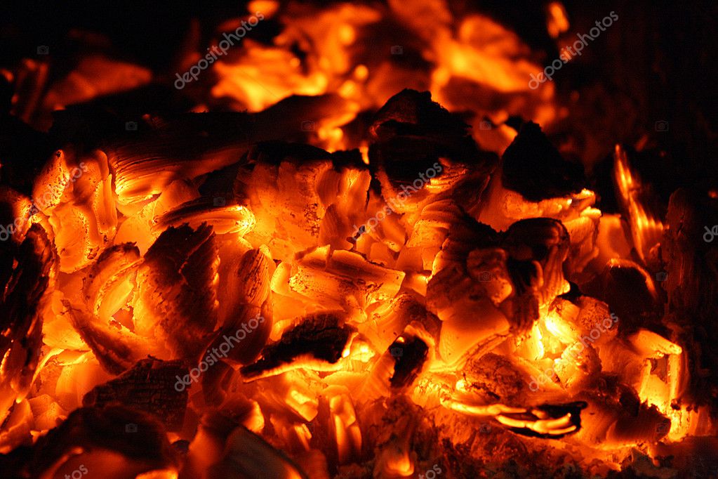 Hot hot coals — Stock Photo © DonPomidor #2151106